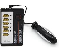 Electric Shock Anal Plug Metal Butt Plug Thread Stimulation Inserting Toys Anal Butt Plug Electro Power Box Toys for Beginners and Advanced Users for Adult Sex Toys