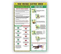 Electric Shock & CPR Poster 750MMx500MM for EV/Hybrids Pack Qty 1