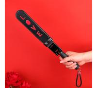 Electric Shock Leather Spanking Paddle SM Equipment with 8 Modes &19 Intensity Leather Beat Training Hand Beat BDSM Electric Shock Beat Ass Sex Flogger Paddle Gear & Accessories