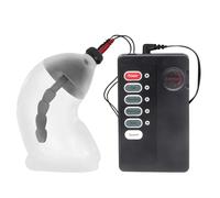 Electric Shock Penis Ring for Men - Chastity Lock & Penis Restraint with Urethral Sounds, Penis Plug Dilator & Masturbation Rod for Male Pleasure & BDSM Sex Toy (Diameter 0.31 in)