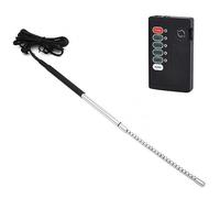 Electric Shock Urethral Sound Beaded Urethral Dilator Electric Shock Penis Plug Masturbation Catheter Stimulation Sex Toy for Men Gifts Anal Plug Anal Dildo(4mm)