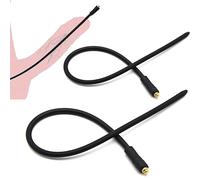Electric Shock Urethral Sounds Dilator Plugs Silicone Flexible E-stim Urethral Penis Plug Masturbation Rod Sex Toys (5MM+7MM)
