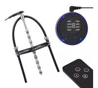 Electric Shock Urethral Sounds, Male Electrical Stimulation Metal Penis Plug Male Electric E-stim Stretcher Set, Masturbation Rod Dilator Cock E-stim CBT Torture Adult Sex Toys for Men