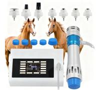 Electric Shockwave Therapy Machine for Horses & Animals, 30 Energy & 18 Frequency Levels, with 7 Deep Tissue Massage Heads for Equine Muscle Pain Relief