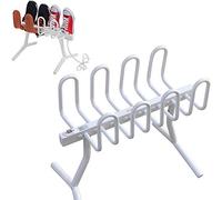 Electric Shoe Boot Dryer Shoes Heater, 4 Pairs Free Standing Electric Shoes Dryer Dry Heater Boot Rail Rack Dehumidify Warmer Deodorizer Sterilizer, 70x30x31.5cm