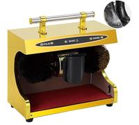 Electric Shoe Buffer, 100W Automatic Polishing Machine, 1400 RPM Speed, Stainless Steel Dust Removal Clean Kit for Home and Commercial Use