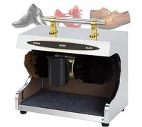Electric Shoe Buffer Household Shoe Shine Electric,Double Combinmachine,Small Automatic Electric Shoe Shine Machine,Public Electric Titanium Shoe Polishing Machine for Family Hotel