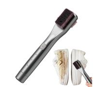 Electric Shoe Cleaner Brush - 3 Level Rechargeable Handheld Shoe Polisher | Ergonomic Handle Gentle On Leather Canvas Mesh | Portable Shoes Shine Kit - Sneakers Boots Home Travel
