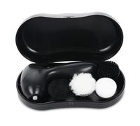 Electric Shoe Cleaner Brush with 4 Brush Heads, Electric Shoe Polisher Shine Kit for Men, Portable Leather Cleaner Care Kit for Leather Shoes Sneaker