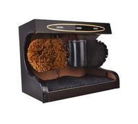 Electric Shoe Cleaner Polisher - Automatic Induction Stainless Steel Machine for Dust Removal and Leather Care