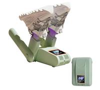 Electric Shoe Dryer 2 Pairs, Boot Carrier with 240-Minute Timer and LED Touchscreen, Foot Warmer, Gloves Dryer Dry with UV Light, Quick Drying for Football Boots, Ski Boots (Green)