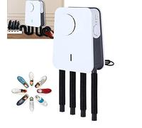 Electric Shoe Dryer, 265W Wall Mounted Deodorizer with Timer, Portable Heater for Boots, Gloves & Socks, Overheat Protection, Telescopic Hose for Efficient Drying