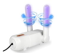 Electric Shoe Dryer Boot Dryer,Electric Sneakertizer Glove Dryer with Intelligent Timer, Foldable Design & Quick Drying Electric Shoe Dryer, Effectively Eliminates Odors and Antibacterial (UK Plug)