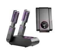 Electric Shoe Dryer Boot Dryer, Glove Dryer and Boot Warmer with Intelligent 4 Timer Auto Off, Portable Foldable Rack & Quick Drying for Shoes, Gloves, Hats, Socks, Ski Boots (Deodorizer & Sanitizer)