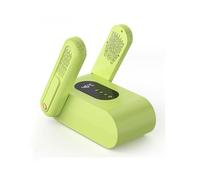 Electric Shoe Dryer with Timer - Silent Portable Boot Dryer for Work Boots and Gloves - Adjustable Foldable Rack for Efficient Drying