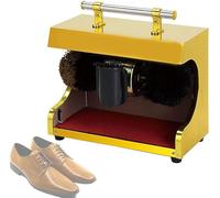 Electric Shoe Polish Machine, Automatic Induction Shoe Shine with Double Spherical Brush for Family, Hotel, Office & Bank - Mechanical Polishing Device
