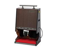 Electric Shoe Polisher Automatic Induction Dust Removal Treatment with Shoes Cleaning Brush Kit Multi Brush Polisher Suitable for Hotel Entrance Hall Sales Center Club Brown (Color : Brown)