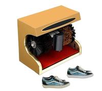 Electric Shoe Polisher,Automatic Induction Polishing Machine with Combination Brush for Home and Commercial Use