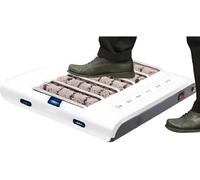 Electric Shoe Polisher & Cleaner - Fully Automatic Intelligent Induction Dry Sole Washer with Removable Rotary Brush & Dual Radar System