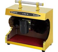 Electric Shoe Polisher Machine, Stainless Steel Cleaner with Double Brushes, Low Noise, Easy to Clean, Suitable for Home and Commercial Use