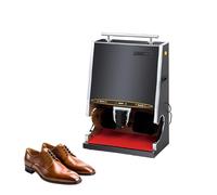 Electric Shoe Polisher with Automatic Induction, Dual Brush Shoe Shine Machine for Leather Shoes, Home Use, Office, Airport, Station