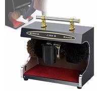 Electric Shoe Polishing Machine, Automatic Induction Double Brush Polisher with Low Noise, Large Oil Capacity, Drip-Free Oil Dispensing for Household Use
