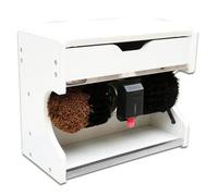 Electric Shoe Polishing Machine, Fully Automatic Induction Cleaner with Storage Box for Home, Office, and Hotel Use
