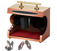 Electric Shoe Shine Machine, Automatic Shoe Polishing, Horizontal Induction Cleaning Machine for Home and Commercial Use