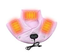 Electric Shoulder Warmer - Shoulder Warming, 1 Hour Auto Off, Heating Pad for Neck & Shoulder, Energy Efficient, Double Sided Flannel Fabric, Ideal for Remote Work Small Size