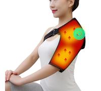 Electric Shoulder Warmer Single-Shoulder Shawl Style, Heating Pad, Warming Accessory, 15-60 Minute Timer, Suitable for Home Office/Office Use, Energy-Saving, Unisex, Machine Washable Small Size