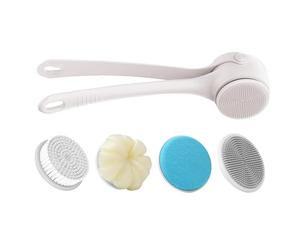 Electric Shower Scrubber - Handheld Body Washing Device, Automatic Massage Cleaning Brush System | Soft Feature, Relaxing Skin Care Advantage, Practical Hygiene Tool for Bathroom Toilet Ho