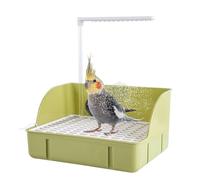 Electric Shower Tub - Automatic Flowing Water | Shower Bathtub For Parakeets, Peonies, Budgies, Medium Parrots, Fun Tool For Birds With Circulating Water Design, Indoor B