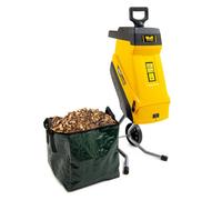 Electric Shredder Wolf Garden Cutter 2500W With 45L Collection Bag