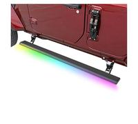 Electric Side Steps Automatic Diode Lamp Electric Running Board Compatible For Jeep Wrangler JL 2 Door Sahara Rubicon 2018-2024