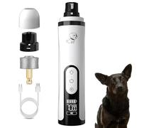 Electric Silent Groom Pro Nail Grinder Cordless, eusom Cats Toenail Grinder Device with LED Light 3-Speed Pet Nail Grinding Device for Large Medium Small Puppy (1 pcs + 1 Head)