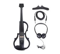 Electric Silent Violin with Pickup 4/4 Full Size Professional Electric Fiddle Carbon Fiber and ABS for Adult Teenagers (Type 2)