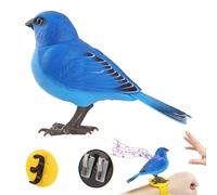 Electric Singing Bird Toy - Realistic Cute Talking Animal Figurine | Interactive Sound Chirping Motion Sensor Desktop Decor Educational Play Toy for Kids, Party Favors, Kindergarten, Home
