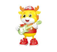 Electric Singing Dancing Dragon Toy For Baby Kids Swinging Dragon Doll With Music Flashing Light Children New Year Gift Electric Dancing Toy