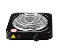Electric Single Cooktop, Compact And Portable, Adjustable Temperature Hot Plate, 1500w, Black