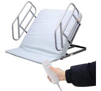 Electric Sit Up Pillow for Bed, Adjustable Back Rest Lifter with Remote & Pump, Elderly Patient Bed Assist Raiser for Paralysis Disability Home Care