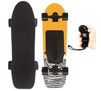 Electric Skateboard, 8 Layers Maple Longboard, Wireless Remote Control, 4 Adjustable Speeds, 22km/h Max Speed, 8km Range, 150kg Load Capacity, Suitable for Adults