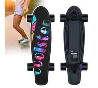 Electric Skateboard/Cruiser Board W/Upgraded Led Remote - Brushless Motors, 25 Km/H Top Speed, 3.75 Kg Lightweight Commuter Board, Electric Longboard Skateboard For Urban Explorers,B