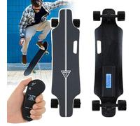 Electric Skateboard/Electric Longboard W/4-Speed Remote - 700w Drive, 35km/H Speed, 7-Ply Maple Stability, 330lbs Max For Beginners To Advanced dualdrive22km