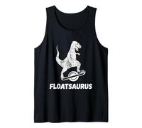 Electric Skateboard Float T-Rex Saurus One Wheel Vintage Tank Top
