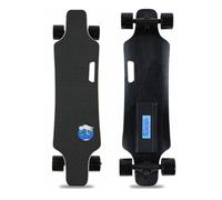 Electric Skateboard with Remote, Complete Cruiser Longboard with 4 Speed Smooth Braking, Supports forward/reverse switching, Top Speed Up To 29 Mph, for Adults Teens Beginners C