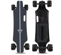 Electric Skateboards, Remote Control, Dual-steer Dual-drive Transportation, Maximum Speed Up To 30Km/hour, Smooth Braking, Easy-to-carry Handle Design, Suitable for Adults a Double motor large wheels