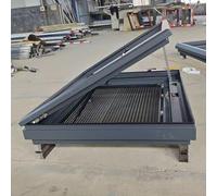 Electric skylight roof with screen,Aluminium Roof window,waterproof roof skylight for lighting and ventilation,A,78x78cm/28.3x28.3in