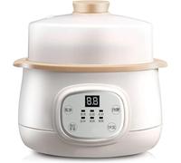Electric Slow Cooker, 1.5L Ceramic Pot with 3 Cooking Settings, Removable Bowl, Household Smart Cooker for 2-3 People
