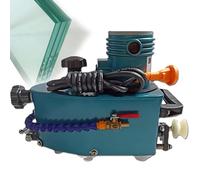Electric Small Glass Edging Machine,Stepless Speed Change,850 W Commercial Ceramics Edge Polishing Device,1-3 Meters/min