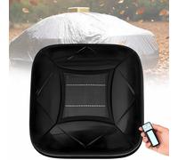 Electric Smart Car Cover with Solar Charging, Remote Control, Quick 30s Installation, Waterproof, Multiple Sizes for Sedan, SUV, MPV - Black 2L